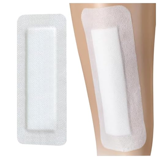 Apositos Adhesivos, Paquete de 20 Apositos Adhesivos Grandes 20 cm x 10 cm, Apósito Adhesivo Estéril para Heridas para Cortes y Arañazos (Blanco)