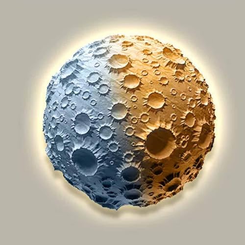 Applique lune 3D ZhuiFengA 100cm comme cadeau d'anniversaire original pour salon et chambre
