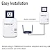 TRENDnet Powerline 1300 AV2 Adapter Kit, Includes 2 x TPL-422E Powerline Ethernet Adapters, IEEE 1905.1 & IEEE 1901, Gigabit Port, Range Up to 300m (984 ft), Simple Installation, White, TPL-422E2K