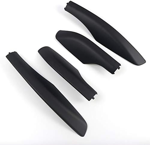 HIGH FLYING for Toyota Fortuner AN50/AN60 2004-2014 Car Roof Rails Rack End Cap Protection Cover Shell Black 4pcs