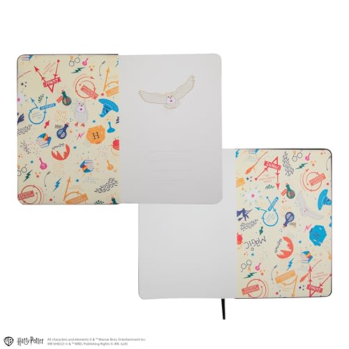 Image of Cinereplicas Harry Potter - Hedwig Embroidered Notebook - 160p - Official License