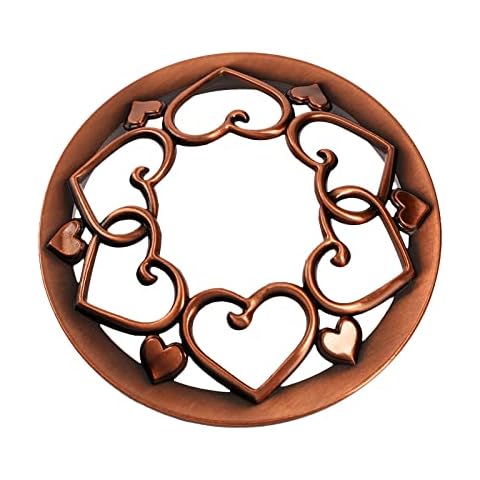 Tapas de velas corazón aleación de zinc Cover