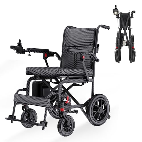 Lightweight Electric Wheelchair for Adults, Foldable