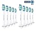 Philips Sonicare Original Basic Clean Cabezales para cepillo de dientes eléctrico, embalaje estándar mínimo (sin frustraciones), blanco