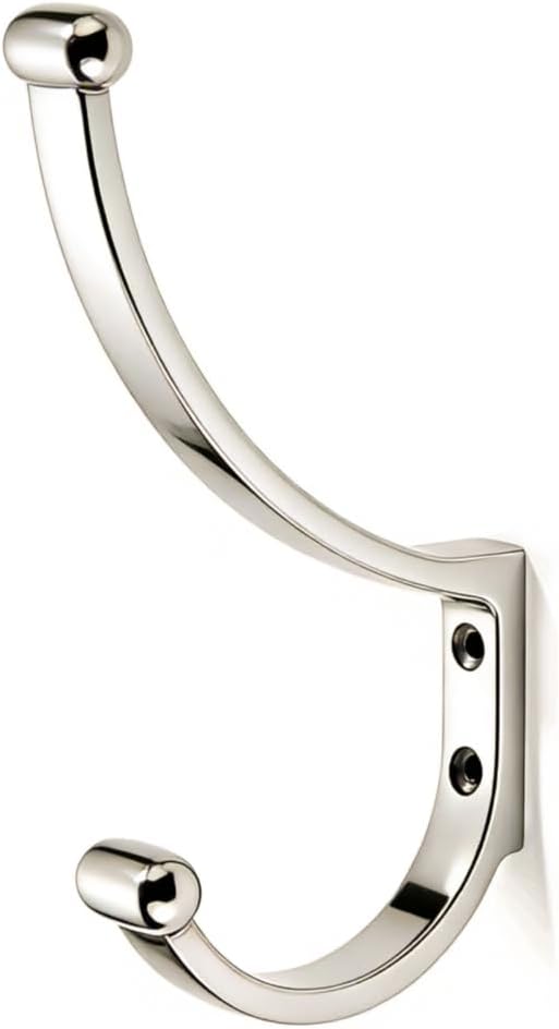 khtumeware 3 Pack 6 inch Zinc Alloy Antique Brass Large Coat Hook Set, Anti-Rust Bathroom Hook, Modern and Simple Towel Robe Hooks for Storage on the Back of the Entrance Door and Bedroom wall