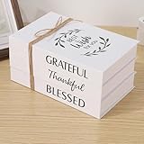 [Touche décorative attentionnée] Partagez le charme rustique de ces piles de livres avec vos amis et votre famille, ce qui en fait un ajout charmant à toute occasion comme accessoires décoratifs qui égayent n'importe quelle pièce.