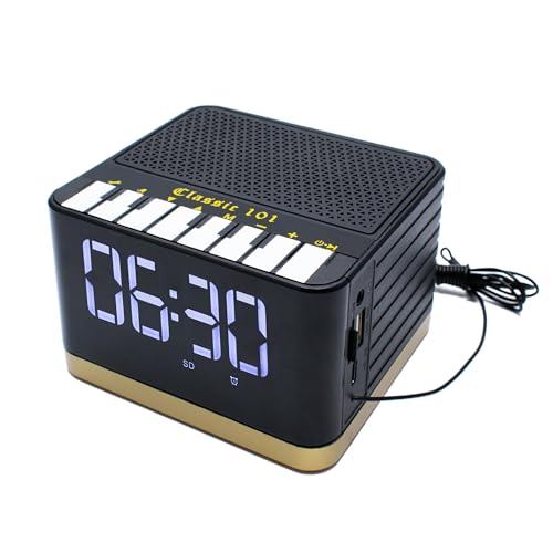 Bearmax �N���V�b�N�s�A�m���ȃv���[���[�E�N���b�N Classic 101 �N���V�b�N�s�A�m�̖��Ȃ��u101�ȁv���I���Ď��^�����X�s�[�J�[�����̉��y�v���[���[ ������R���T�[�g�z�[���� �D��ȃs�A�m�̉��F����Ԃ��ʂ�܂� SD USB�Đ� FM���W