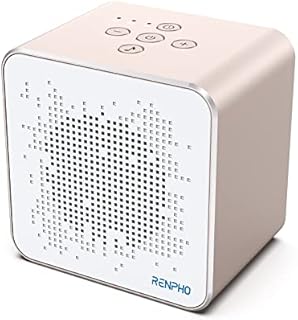 White Noise Machine, RENPHO Sound Machine for Sleeping Baby/Adult with 36 Soothing Natural Sounds, Timer&Memory Functions, Privacy Noise Cancelling for Office, Portable for Nursery Home Travel