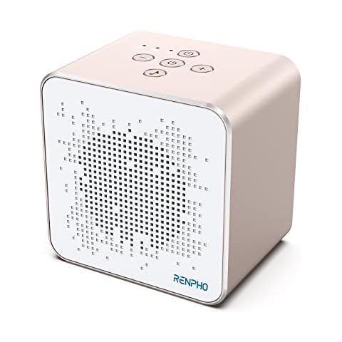 RENPHO white noise machine, Weißes Rauschen Maschine für schlafendes, Erwachsene mit beruhigenden Klängen & Memory Timer Funktion, Privatsphäre Geräuschdämpfung für Büro, tragbar für Reisen Zuhause Cover