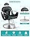 Reclining Barber Salon Chair ,Professional Hair Stylist Chairs for Barbershop Home, 360 Swivel Multi-Function Hairdresser Braiding Styling Chair with Heavy Duty Hydraulic Pump Salon Beauty Spa Tattoo