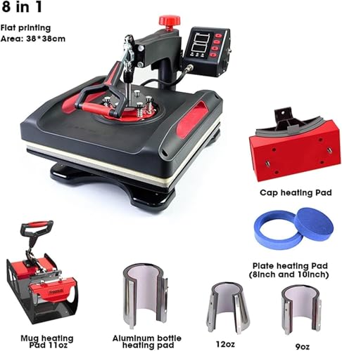 Máquina de termofijado para camisetas con control digital miniatura 2