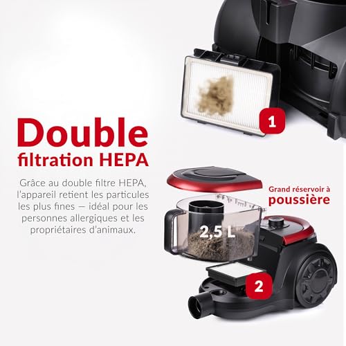 Aspirateur D'atelier Lehmann Virelli Sans Sac Filtre Hepa - vue 6