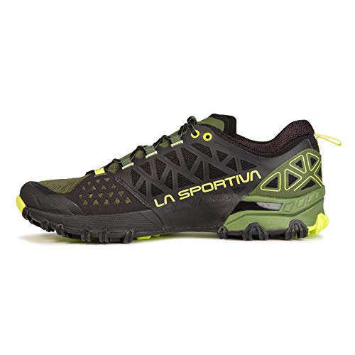 La Sportiva Men's Bushido II Running Shoe, Olive, 39 (6.5-7 US)4