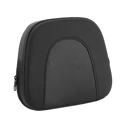 Dossier passager moto en cuir PU noir de haute qualité pour cruiser haut de gamme