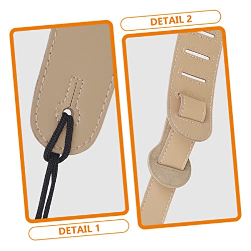 Sangles réglables et remplaçables au design vintage pour guitare et basse