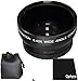 for Panasonic Lumix DMC-G85,Pro HD Wide Angle Lens with Macro (58mm Compatible)+ OPTURAâ„¢ Microfiber Cloth
