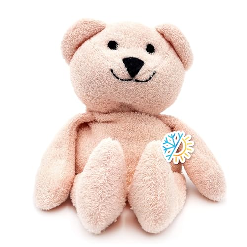 Thermal-Aid® (Bella The Pink Bear) – Washable Heating Pad & Ice Pack – Plush Hot/Cold Pack with Natural Corn Filling – Reusable Comfort