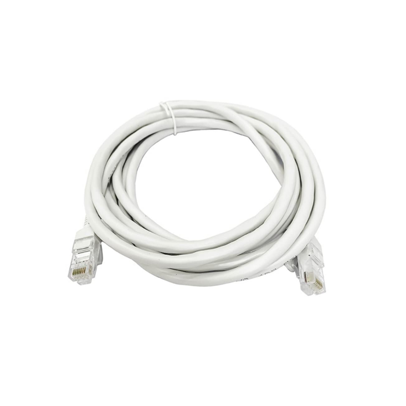 Câble Ethernet Cat6 Blanc 50 Mètres en Cuivre, Câble Réseau