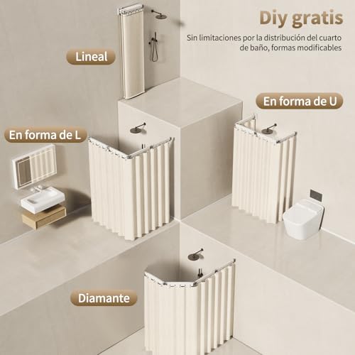 Opiniones de Cortinero para Baño en Escuadra Walmart de esta semana. 17 Imagen adicional