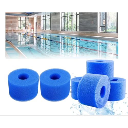 Cartuccia filtro per piscina, 6 detergenti riutilizzabili e lavabili per vasche idromassaggio e spa, compatibili con Pure Spa tipo S1