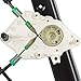 A-Premium Power Window Regulator without Motor Compatible with BMW X3 2004-2010 Front Passenger Side