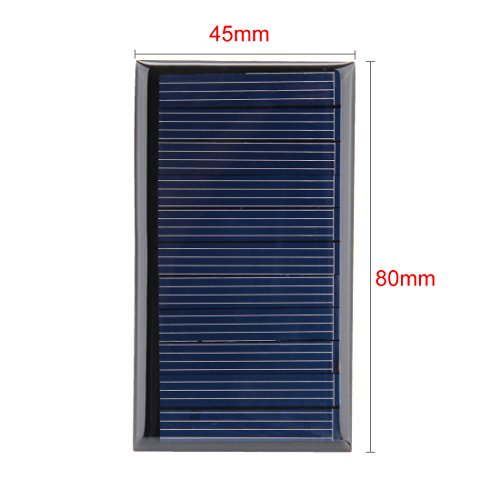 Uxcell 5Pcs 5V 70Ma Poly Mini Solar Cell Panel Module Diy For Light Toys Charger 80Mm X 45Mm #TOP2
