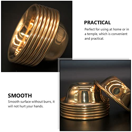 Patkaw 06SZB159G409EX 7Pcs Copper Offering Bowl Set Buddhist Water Bowls Tibetan Worship Cup Holy Water Bowl Buddhist Alar Supplies thumb #3