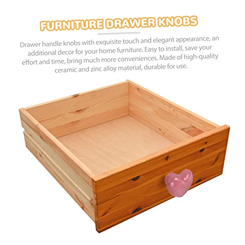 Boutons de tiroir en forme de cœur de qualité supérieure pour penderies et commodes