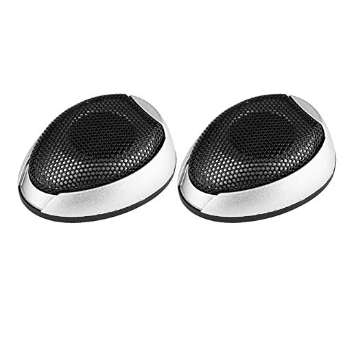 EBTOOLS 10W Mini Autolautsprecher Audio Kunststoff rund klebbarer Lautsprecher Silber Automobillautsprecher mit Kleber Autolautsprecher Audio, Autolautsprecher, Autolautsprecher(Silber)