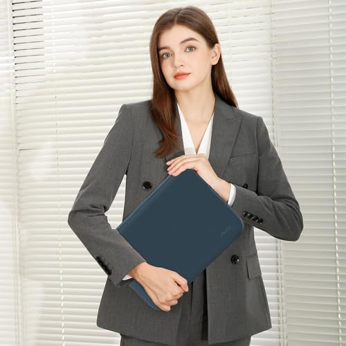 Image of MOSISO Laptop Case 15 inch, 15 inch Laptop Sleeve Bag Compatible with MacBook Air 15 M4 A3241 M3 A3114 M2 A2941 2025 2024 2023, Dell XPS 15, Neoprene Computer Sleeve Bag with Small Case, Haze Blue