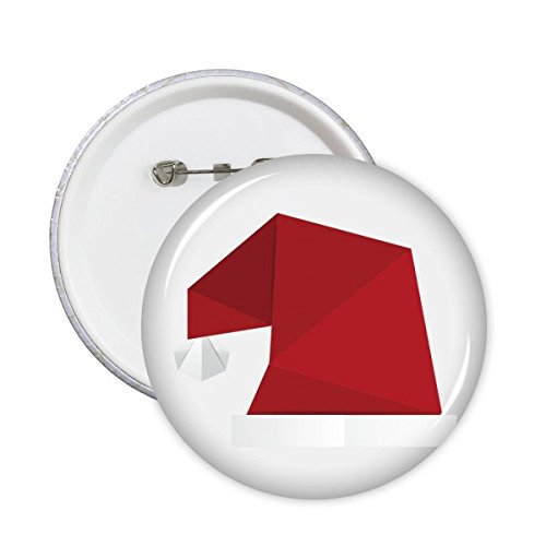 Badge rond origami chapeau de Noël XL pins pour customiser vos vêtements