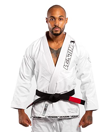 Kimono BJJ Venum Elite Light 3.0 blanc taille A5 pour homme et femme