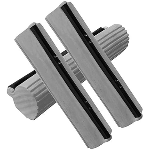 Sponge Roller Mop Head Refills,Pack of 3 Absorbent Sponge Pads Replacement,27cm-Grey Cover
