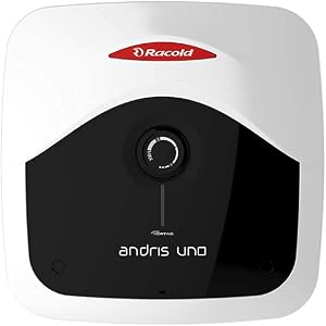 Buy Racold Andris Uno 15L Vertical BEE 4 Star Storage Water Heater (Geyser)  with Free Standard Installation and Pipes | Knob + Temperature Display|  Extra Durability with Titanium Enamelled Coating Online at Low Prices in  India - Amazon.in