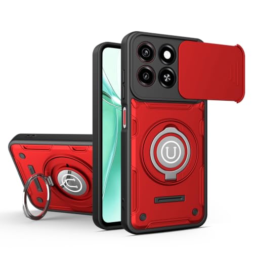Coque ZTE Blade A55 rouge idéale pour le streaming en voyage