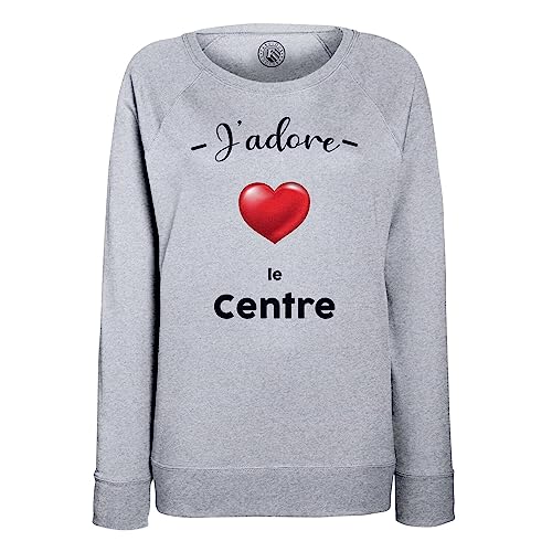 Sweatshirt femme J'adore Orléans Centre-France : une idée cadeau originale et pleine de fierté
