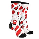 WOAIDY Men's Boxing Socks, Funny Casual Socks, One Size...