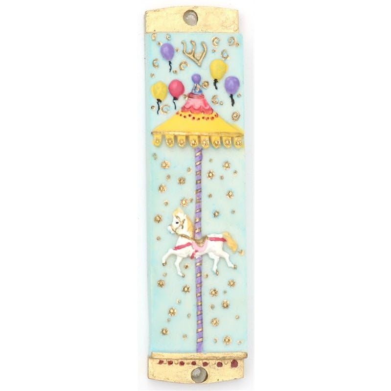 Mezouzah de prestige Majestic Giftware RM-TMZ-110P, design émaillé rose