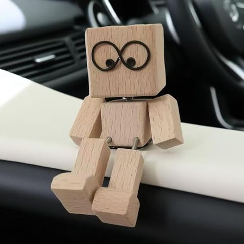 Shaking Wooden Man Figurine, Handmade Feet Shaking Wooden Car Ornament, Protable Fun Car Dashboard Ornaments, Magnetic Auto Decor Action Figure for Commutes, Travel and Home Decoration (Style C) - Cosy Home Interiors Shaking Wooden Man Figurine, Handmade Feet Shaking Wooden Car Ornament, Protable Fun Car Dashboard Ornaments, Magnetic Auto Decor Action Figure for Commutes, Travel and Home Decoration (Style C) - Image 9