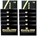 Linmxiy RFID Blocking Card 10 pack,One Card Protects Entire Wallet,RFID/NFC Contactless Bank Debit Credit Card Protector ID ATM Guard Card Blocker,Smart Slim Design Perfectly Fits in Purse–Black