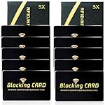RFID Blocking Card 10 pack,One Card Protects Entire Wallet,RFID/NFC Contactless Bank Debit Credit Card Protector ID ATM Guard Card Blocker,Smart Slim Design Perfectly Fits in Purse–Black - Image 2