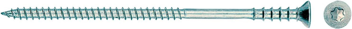 Fischer 59042 6 x 80 mm JUSS Adjustable Screw - Multi-Colour (100-Piece)