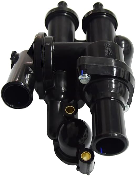 REVO 68003582AB Engine Coolant Thermostat Housing Assembly Replacement for Dodge Journey Caliber Avenger Chrysler Sebring 200 Jeep Patriot Compass 1.8L/2.0L/2.4L 2007-2020