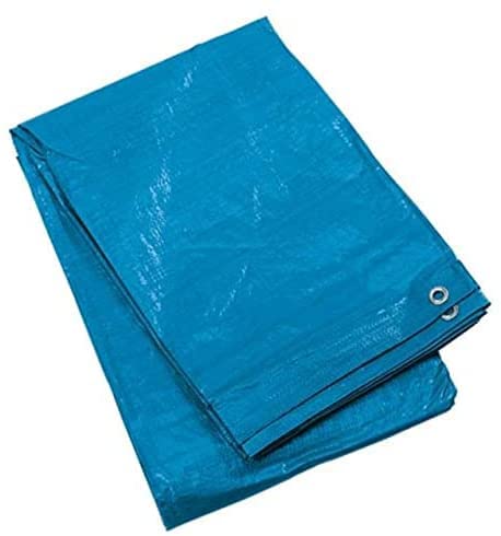 Abdeckplane Poolabdeckung Gewebeplane, Plane aus Polyethylen-Gewebe 70 g/qm, Wasserdicht Schimmelresistent Reißfest (6x10 m) Cover