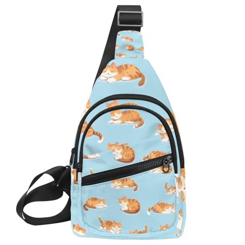 Sac à dos à bandoulière sport et randonnée Lazy Cats multicolore taille unique