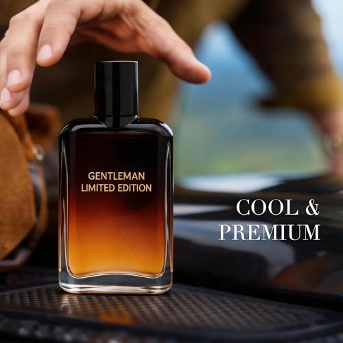 Image of AFLUXE Gentleman Limited Edition Eau de Parfum for Men, Luxury Amber Woody Spicy Cologne, Deep Long Lasting Fragrance, 3.3 fl oz (100 ml)