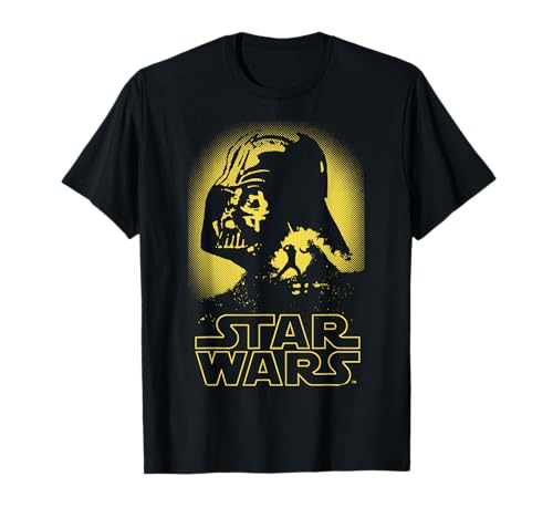 T-shirt Star Wars Darth Vader t-shirt noir imprimé graphique homme