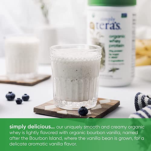 Teras Whey Protein Powder - Whey - Organic - Bourbon Vanilla - 12 Oz #TOP4