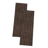 Ajustement réglable : ces marches d'escalier pour marches en bois sont conçues pour s'adapter à différentes dimensions et formes d'escaliers, permettant un placement et sécurisé