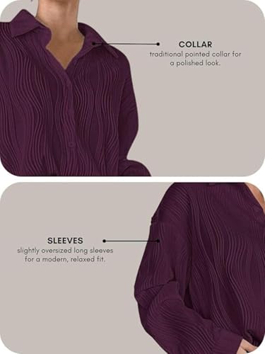 Image of Leriya Fashion Oversized Shirt for Women | Shirt for Women Stylish Western | Long Shirt for Women